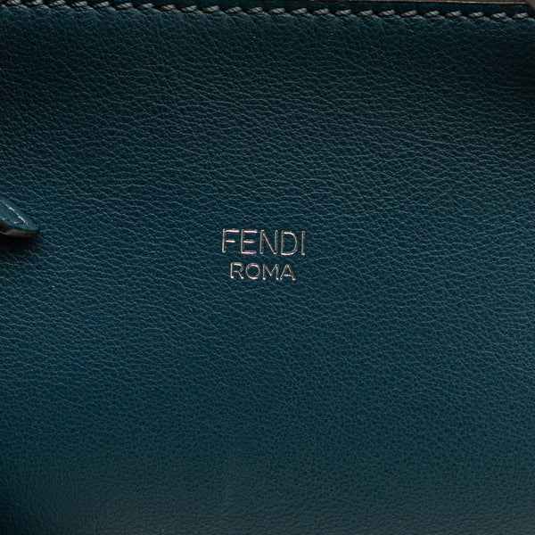 フェンディ バイザウェイ ミディアム ハンドバッグ ショルダーバッグ 2WAY 8BL124 ネイビー ブルー レザー レディース FENDI 【中古】