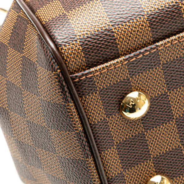 ルイ ヴィトン ダミエ トレヴィPM ハンドバッグ ショルダーバッグ 2WAY N51997 ブラウン PVC レザー レディース LOUIS VUITTON 【中古】