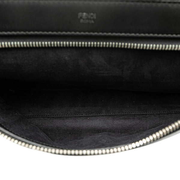 フェンディ ドットコム ハンドバッグ ショルダーバッグ 2WAY 8BN293 ブラック レザー レディース FENDI 【中古】