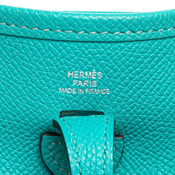 エルメス エヴリンTPM 斜め掛け ショルダーバッグ グリーン ヴォーエプソン レディース HERMES 【中古】