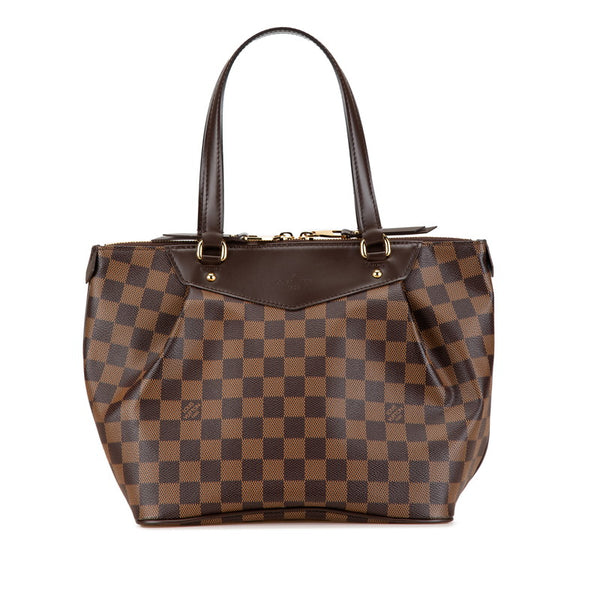 ルイ ヴィトン ダミエ ウェストミンスターPM ハンドバッグ N41102 ブラウン PVC レザー レディース LOUIS VUITTON 【中古】
