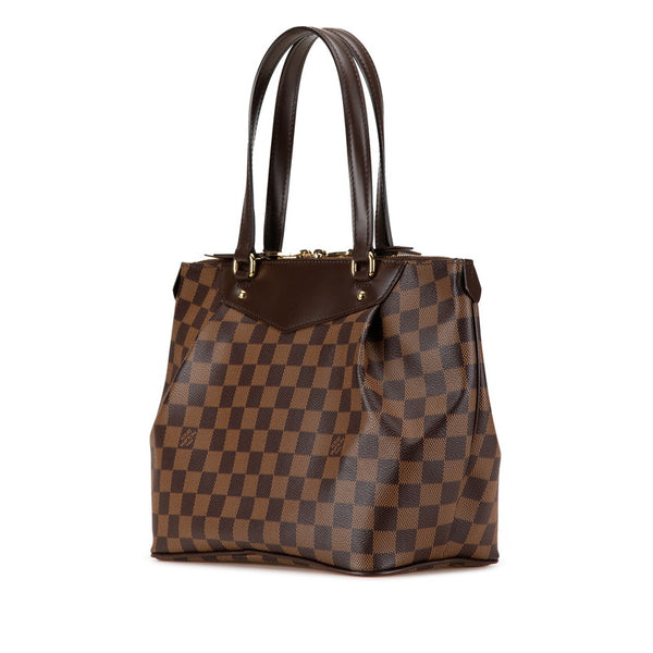 ルイ ヴィトン ダミエ ウェストミンスターPM ハンドバッグ N41102 ブラウン PVC レザー レディース LOUIS VUITTON 【中古】