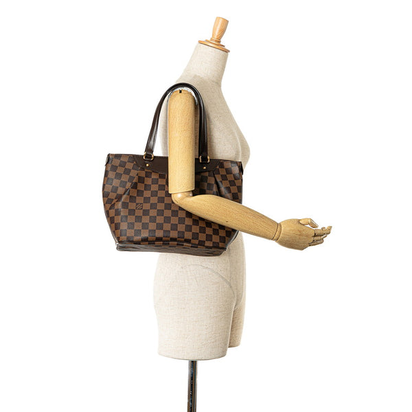 ルイ ヴィトン ダミエ ウェストミンスターPM ハンドバッグ N41102 ブラウン PVC レザー レディース LOUIS VUITTON 【中古】