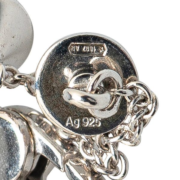 グッチ ハートモチーフ ネックレス SV925 シルバー アメジスト レディース GUCCI 【中古】