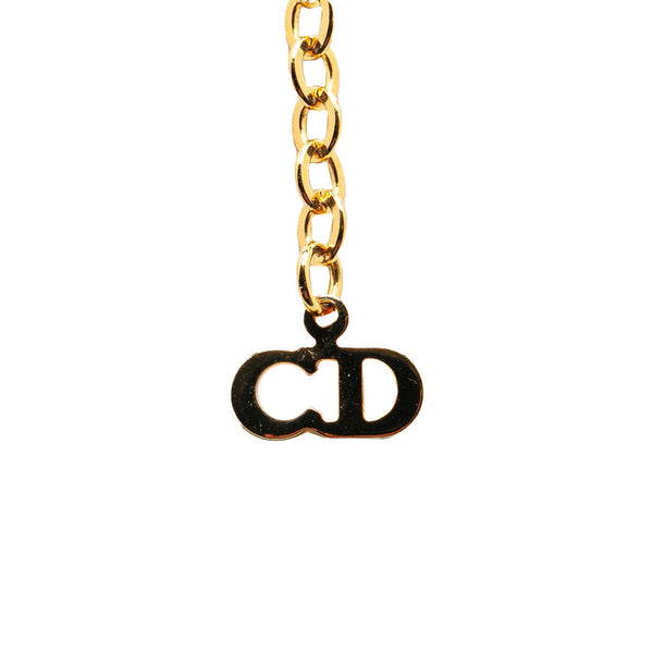 ディオール CDロゴ ネックレス ゴールド メッキ レディース Dior 【中古】