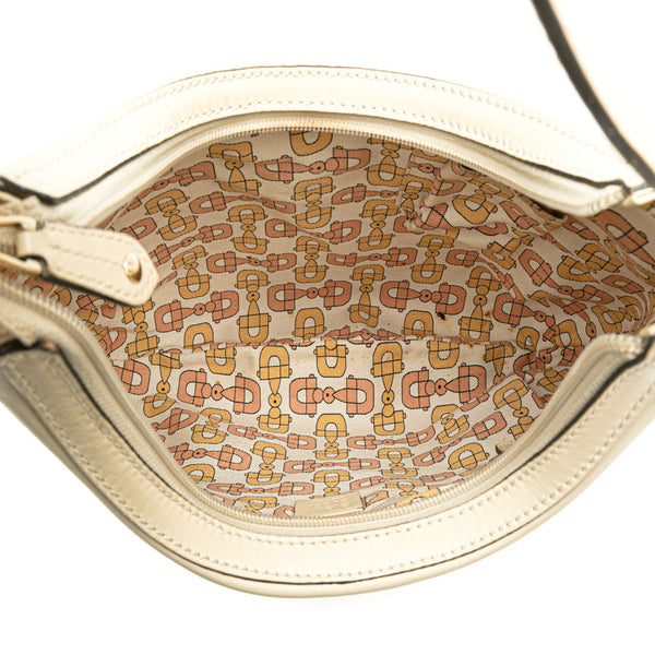 グッチ グッチシマ ワンショルダーバッグ 262903 ホワイト アイボリー レザー レディース GUCCI 【中古】