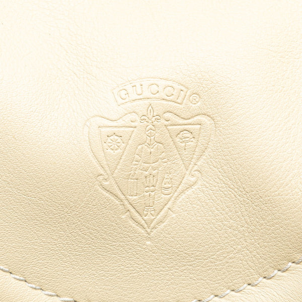 グッチ グッチシマ ワンショルダーバッグ 262903 ホワイト アイボリー レザー レディース GUCCI 【中古】