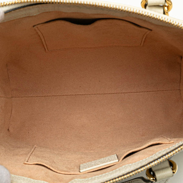 グッチ オフィディア ハンドバッグ ショルダーバッグ 2WAY 547551 ホワイト マルチカラー レザー レディース GUCCI 【中古】