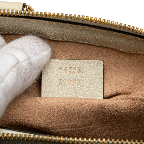 グッチ オフィディア ハンドバッグ ショルダーバッグ 2WAY 547551 ホワイト マルチカラー レザー レディース GUCCI 【中古】