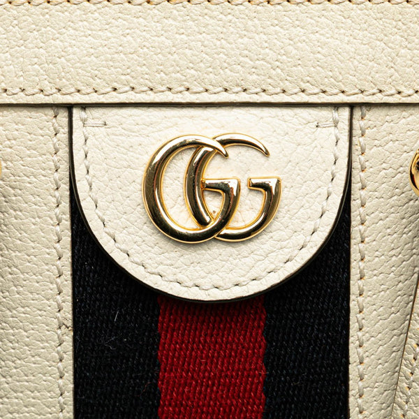 グッチ オフィディア ハンドバッグ ショルダーバッグ 2WAY 547551 ホワイト マルチカラー レザー レディース GUCCI 【中古】