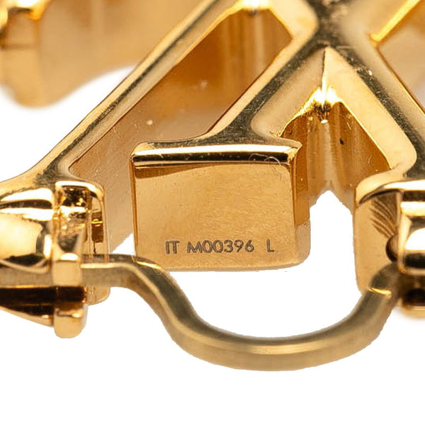 ルイ ヴィトン ブックル ドレイユ ルイーズ ピアス M00396 ゴールド メッキ レディース LOUIS VUITTON 【中古】