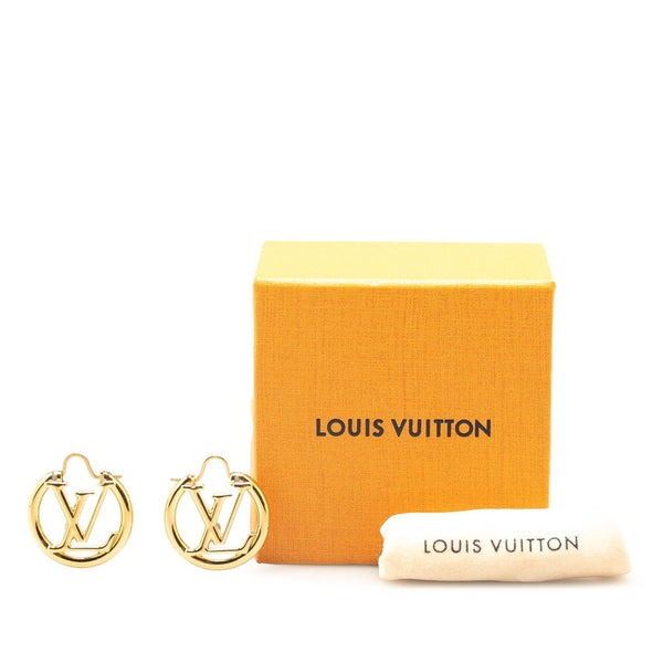 ルイ ヴィトン ブックル ドレイユ ルイーズ ピアス M00396 ゴールド メッキ レディース LOUIS VUITTON 【中古】