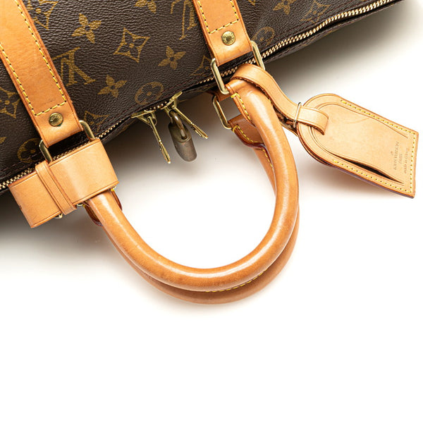 ルイ ヴィトン モノグラム キーポル45 ボストンバッグ トラベルバッグ M41428 ブラウン PVC レザー レディース LOUIS VUITTON 【中古】