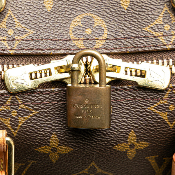 ルイ ヴィトン モノグラム キーポル45 ボストンバッグ トラベルバッグ M41428 ブラウン PVC レザー レディース LOUIS VUITTON 【中古】