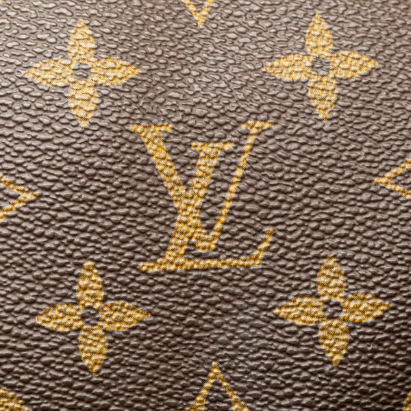 ルイ ヴィトン モノグラム キーポル45 ボストンバッグ トラベルバッグ M41428 ブラウン PVC レザー レディース LOUIS VUITTON 【中古】