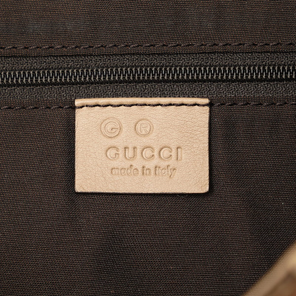 グッチ ホースビット柄 ワンショルダーバッグ 272389 ベージュ レザー レディース GUCCI 【中古】