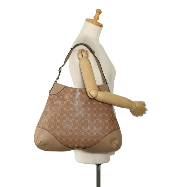 グッチ ホースビット柄 ワンショルダーバッグ 272389 ベージュ レザー レディース GUCCI 【中古】