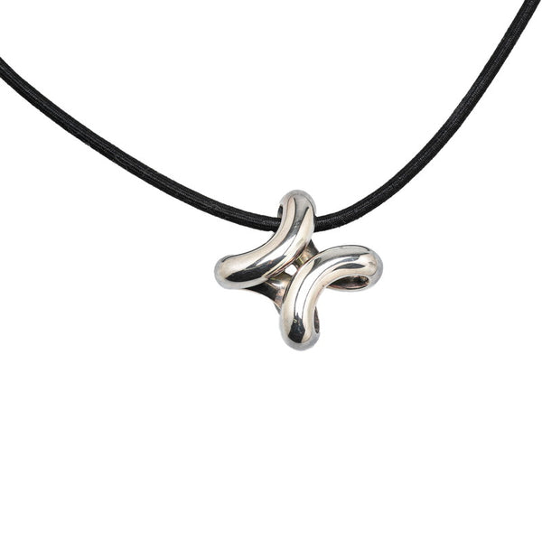 エルメス リマGM ペンダントネックレス チョーカー SV925 シルバー レディース HERMES 【中古】