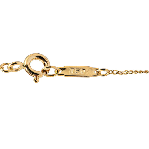 ティファニー リーフハート ネックレス K18YG イエローゴールド レディース TIFFANY&Co. 【中古】