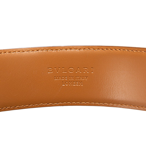ブルガリ ビー ゼロワン ベルト ブラウン レザー レディース BVLGARI 【中古】