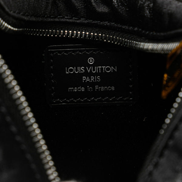 ルイ ヴィトン モノグラム リトルブローニュ ショルダーバッグ M92142 ノワール ブラック サテン レザー レディース LOUIS VUITTON 【中古】