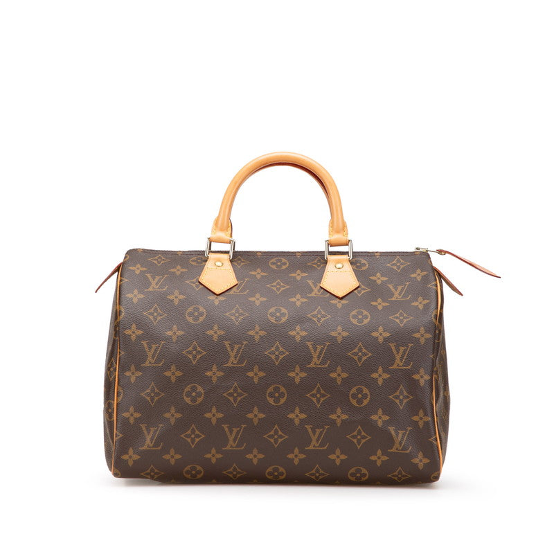 ルイ ヴィトン モノグラム スピーディ30 ハンドバッグ ミニボストンバッグ M41526 ブラウン PVC レザー レディース LOUIS VUITTON 【中古】
