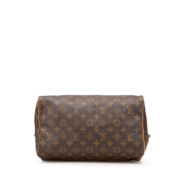 ルイ ヴィトン モノグラム スピーディ30 ハンドバッグ ミニボストンバッグ M41526 ブラウン PVC レザー レディース LOUIS VUITTON 【中古】