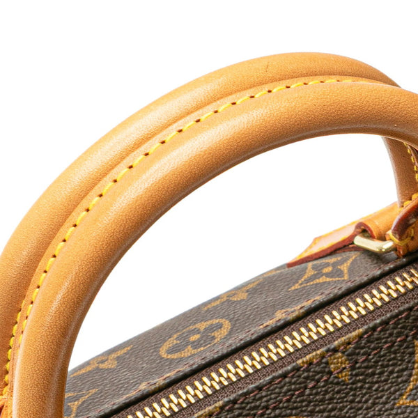 ルイ ヴィトン モノグラム スピーディ30 ハンドバッグ ミニボストンバッグ M41526 ブラウン PVC レザー レディース LOUIS VUITTON 【中古】
