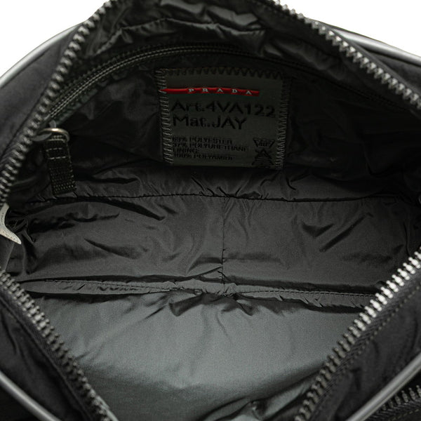 プラダ スポーツ 斜め掛け ショルダーバッグ 4VA122 ブラック ナイロン レディース PRADA 【中古】
