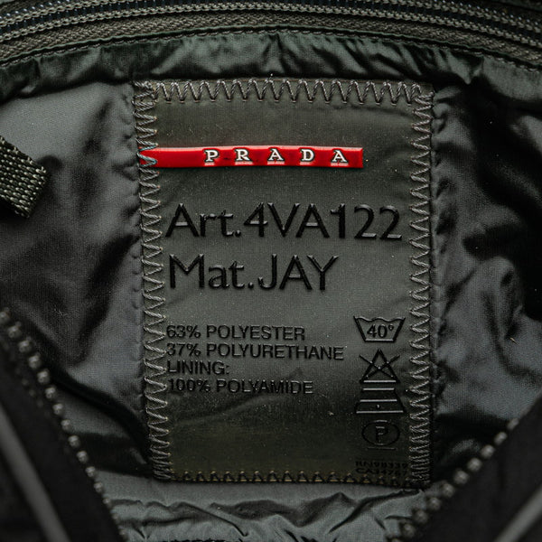 プラダ スポーツ 斜め掛け ショルダーバッグ 4VA122 ブラック ナイロン レディース PRADA 【中古】