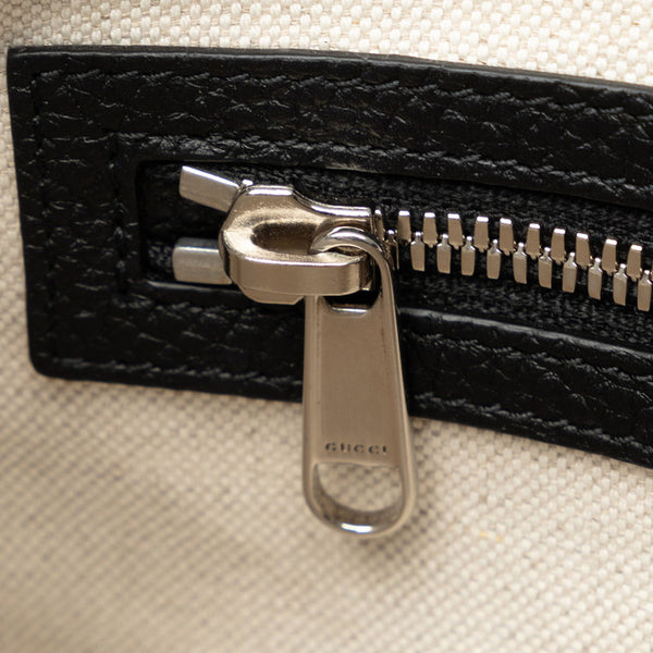 グッチ ジャンボGG スモール メッセンジャーバッグ ショルダーバッグ 761747 ブラック レザー レディース GUCCI 【中古】