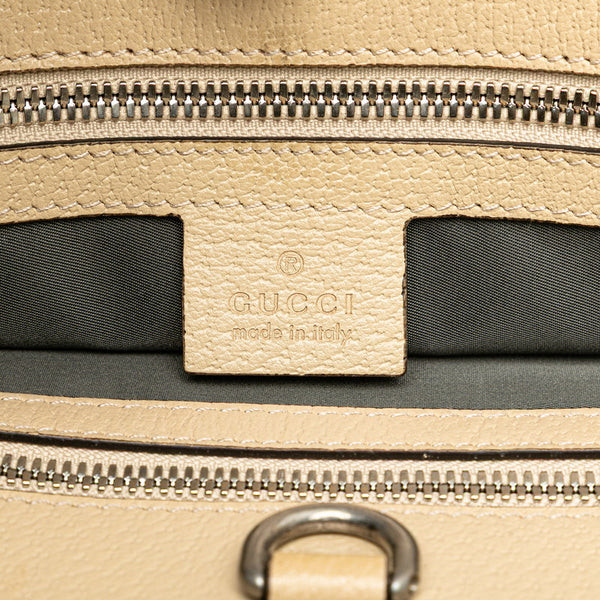 グッチ GGナイロン オフ ザ グリッド ロング ハンドバッグ ショルダーバッグ 2WAY 630355 グレー ベージュ ナイロン レザー レディース GUCCI 【中古】