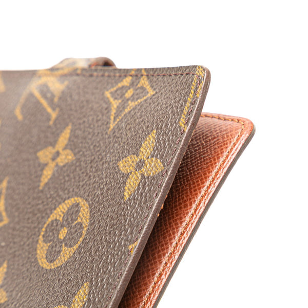 ルイ ヴィトン モノグラム アジェンダPM 手帳カバー R20005 ブラウン PVC レザー レディース LOUIS VUITTON 【中古】