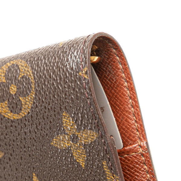 ルイ ヴィトン モノグラム アジェンダPM 手帳カバー R20005 ブラウン PVC レザー レディース LOUIS VUITTON 【中古】