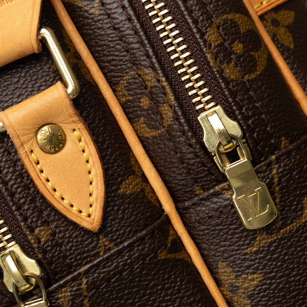 ルイ ヴィトン モノグラム  リポーターPM 斜め掛け ショルダーバッグ M45254 ブラウン PVC レザー レディース LOUIS VUITTON 【中古】