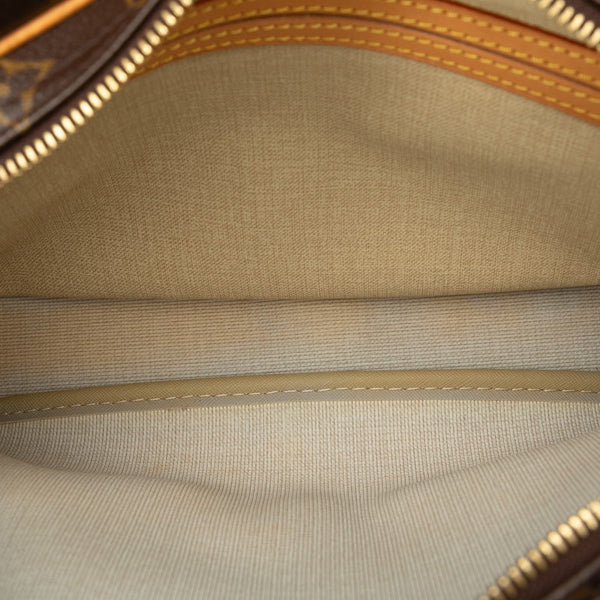 ルイ ヴィトン モノグラム  リポーターPM 斜め掛け ショルダーバッグ M45254 ブラウン PVC レザー レディース LOUIS VUITTON 【中古】