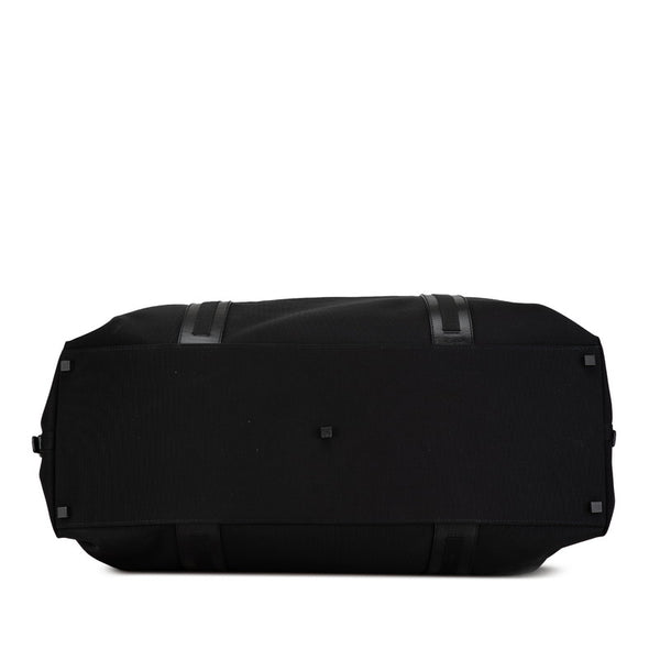 グッチ ボストンバッグ 012 0539 ブラック キャンバス レザー レディース GUCCI 【中古】