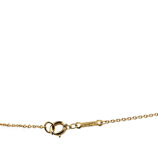 ティファニー オープンハート ネックレス K18YG イエローゴールド レディース TIFFANY&Co. 【中古】