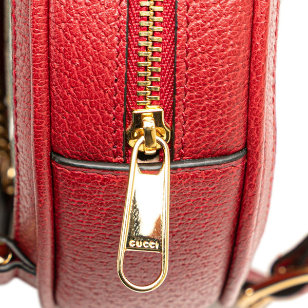 グッチ GGスプリーム オフィディア  フローラ リュック バックパック 598661 ベージュ レッド マルチカラー PVC レザー レディース GUCCI 【中古】