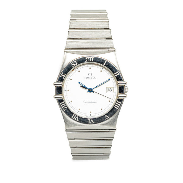 オメガ コンステレーション 腕時計 クオーツ シルバー文字盤 ステンレススチール メンズ OMEGA 【中古】