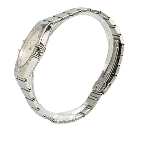 オメガ コンステレーション 腕時計 クオーツ シルバー文字盤 ステンレススチール メンズ OMEGA 【中古】