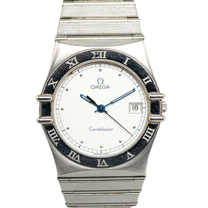 オメガ コンステレーション 腕時計 クオーツ シルバー文字盤 ステンレススチール メンズ OMEGA 【中古】