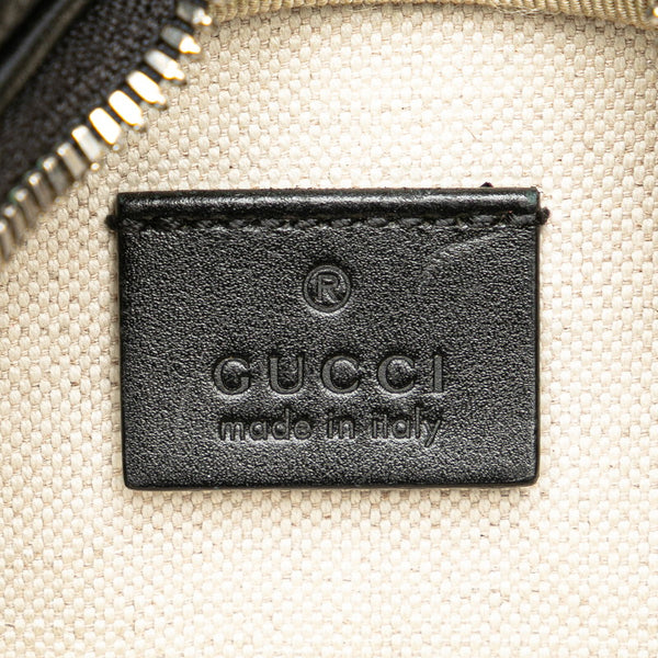 グッチ GGエンボス ベルトバッグ ウエストバッグ ボディバッグ 658582 ブラック レザー レディース GUCCI 【中古】