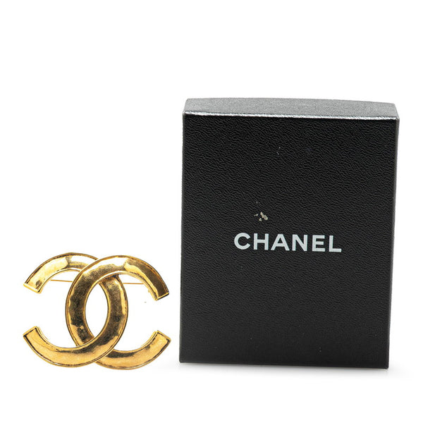 シャネル ヴィンテージ ココマーク ブローチ ゴールド メッキ レディース CHANEL 【中古】
