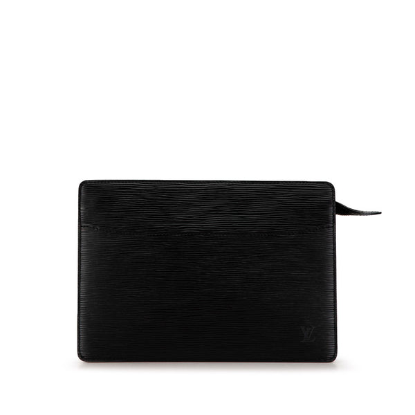 ルイ ヴィトン エピ ポシェット オム クラッチバッグ セカンドバッグ M52522 ノワール ブラック レザー レディース LOUIS VUITTON 【中古】