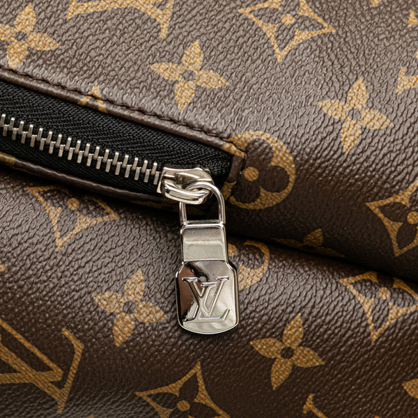 ルイ ヴィトン モノグラム マカサー ザック リュック バックパック M43422 ブラウン PVC レザー レディース LOUIS VUITTON 【中古】