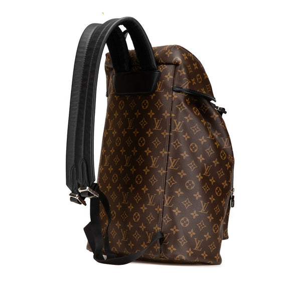 ルイ ヴィトン モノグラム マカサー ザック リュック バックパック M43422 ブラウン PVC レザー レディース LOUIS VUITTON 【中古】