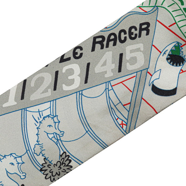 エルメス ツイリー SPRASH PARK スカーフ グレー マルチカラー シルク レディース HERMES 【中古】