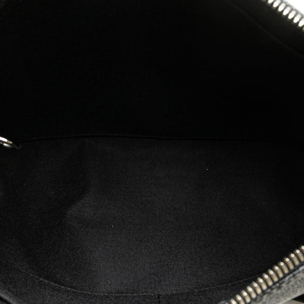 ルイ ヴィトン ダミエ グラフィット ミックPM 斜め掛け ショルダーバッグ N41211 ブラック PVC レザー メンズ LOUIS VUITTON 【中古】