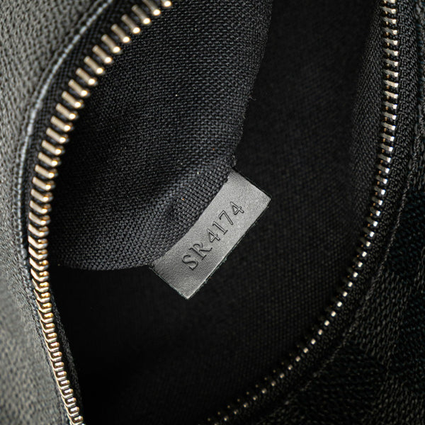 ルイ ヴィトン ダミエ グラフィット ミックPM 斜め掛け ショルダーバッグ N41211 ブラック PVC レザー メンズ LOUIS VUITTON 【中古】